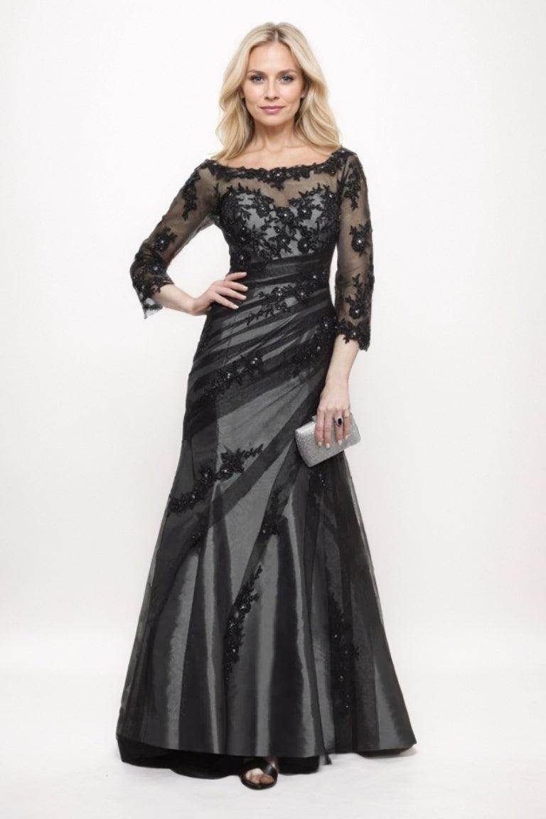 Trumpet-Mermaid Maxi Tulle Mother Of The Bride Dress CM0273 - COCOMELODY